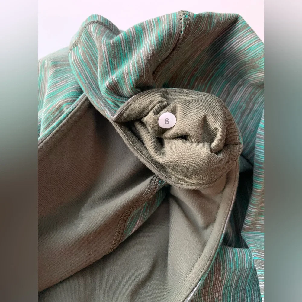 Lululemon Fatigue Green We Are From Space Wunder Under Crop - Picture 5 of 6